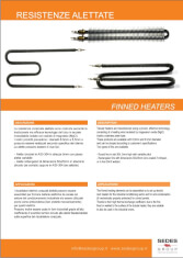 serpantinli rezistans Sedes serpantinli rezistans finned heaters